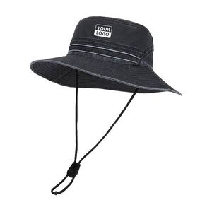 Custom Logo Outdoor Activities Summer Season <b>Sunscreen</b> Fishing and Hiking Female for Woman Bucket Hat - Product Image 2