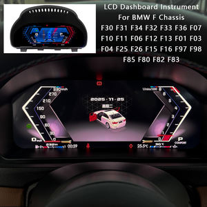 หน้าจอแสดงผล LCD ขนาด 12.3 นิ้ว สำหรับแผงหน้าปัดรถยนต์ แสดงความเร็วแบบดิจิตอล สำหรับรถยนต์ BMW ซีรีส์ 3 4 5 6 7 GT X3X4 X5 X6 รุ่น F10 F15 F16 - Product Image 1