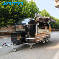 Camion de restauration mobile DOT EEC pour pizzas, café, glaces, fabrication de chariots de nourriture, remorque alimentaire entièrement équipée, restaurant mobile