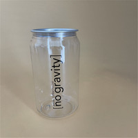 Bocaux en plastique personnalisés de 16 oz pour boissons gazeuses, aliments, animaux de compagnie, bouteilles jetables