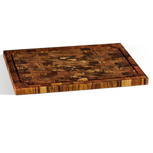 Planche à découper de luxe flexible en noyer noir à grain long, avec rainure pour jus, non toxique, compatible lave-vaisselle, épaisseur 1,5 cm, pour usage en cuisine - Product Image 1
