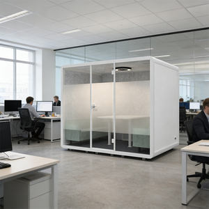 Cabinas Acústicas para Gimnasio, Módulos Insonorizados de Montaje Rápido, Cabinas de Oficina, Cabinas de Trabajo con Privacidad, Cabinas de Reuniones, Cabinas Insonorizadas - Product Image 3