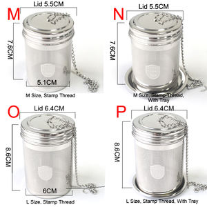 Coladores de Té para Té Suelto, Infusor de Té de Malla Extra Fina, Acero Inoxidable 304 y Tapa Roscada Delgada Actualizada, Tamaño S - Product Image 5