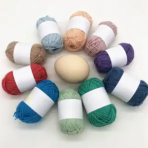 Hand Weaving Hand Knitting Yarn 100% Cotton Mercerized 100% Organic Cotton Yarn