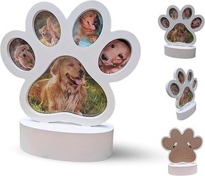 Gỗ hiện đại Paw in Dog memorial khung ảnh-Handmade thân thiện với môi Tùy chỉnh hình ảnh khung pawprint thiết kế cho vật nuôi mất cảm thông - Product Image 6