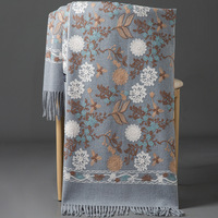 Nouvelle Mode Chaud Pashmina Châle Avec Broderie 2025 Multi Couleur Cachemire Sensation Écharpe pour Dubaï