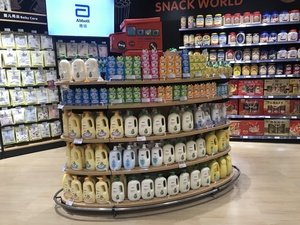 Présentoir en métal gondole supermarché <span class=keywords><strong>étagère</strong></span> bon prix personnalisé double face treillis métallique présentoirs à bonbons - Product Image 5