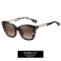MM 81630 Nouvelles lunettes de soleil polarisées à clip pour femmes, style punk, monture complète en TR90, anti-lumière bleue, branches en propionate CP