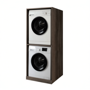 Mueble Abierto para Lavadora y Secadora 70x70xH.174 Cm Elm Cement - Product Image 3