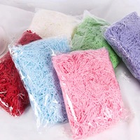 Papier raphia en crêpe froissé décoratif recyclé en gros pour remplissage, idéal pour mariage et bonbons