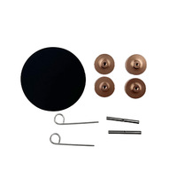 Ensemble d'aiguilles à tricoter circulaires interchangeables en aluminium de 13 tailles avec étui en PU, idéal pour les débutants pour les projets de tricot à la main DIY