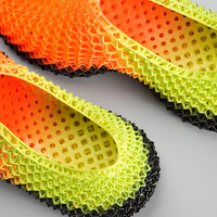 Zapatillas Deportivas Multimaterial Impresas en 3D de Alta Precisión, Zapatillas para Correr Elásticas de TPU, Impresas con SLA, Ligeras, Transpirables y con Suela Suave
