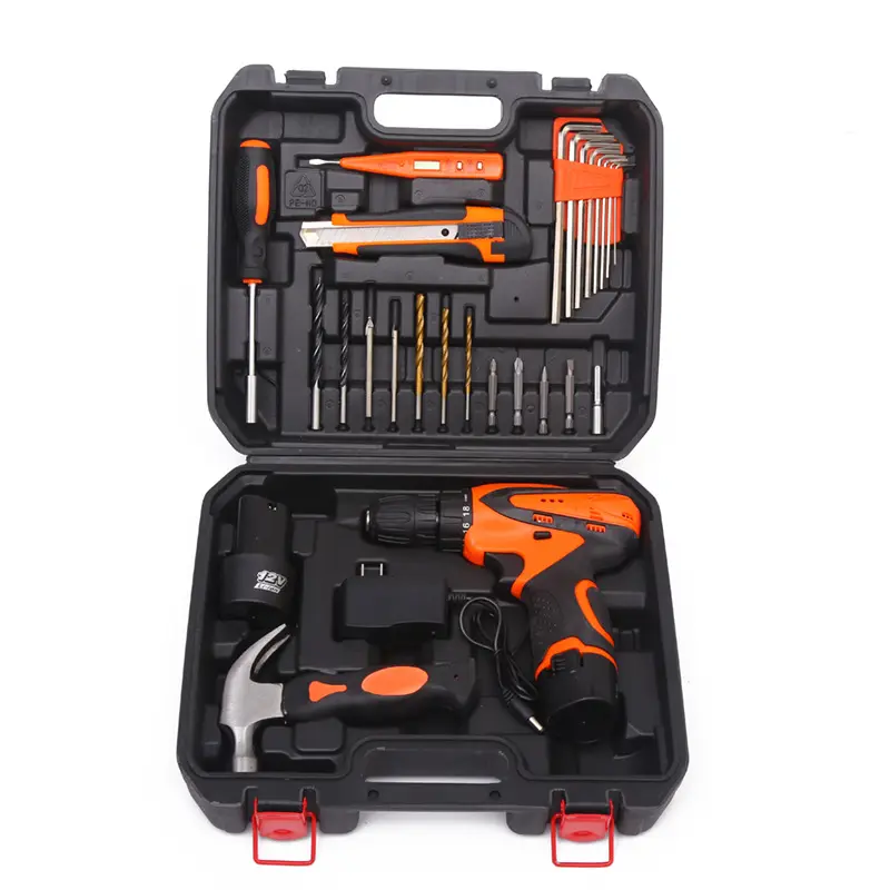 Cordless Drill Set, 12V Portable Drill Driver Cordless Power Drill with 2 Batteries, 30 Pcs Accessories