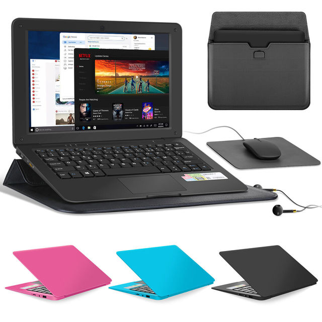 NBD Quad Core Powered Win 10.1 Inch Pc Computer Kids Adults Netbook Computer Laptop with WiFi