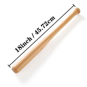 Bate <span class=keywords><strong>de</strong></span> Béisbol <span class=keywords><strong>de</strong></span> Madera con Logotipo Personalizado <span class=keywords><strong>de</strong></span> 18 Pulgadas, Mini Bate <span class=keywords><strong>de</strong></span> Béisbol <span class=keywords><strong>de</strong></span> Madera, Bate Pequeño para Decoración <span class=keywords><strong>de</strong></span> Fiestas y Artesanías para Dormitorio - Product Image 2