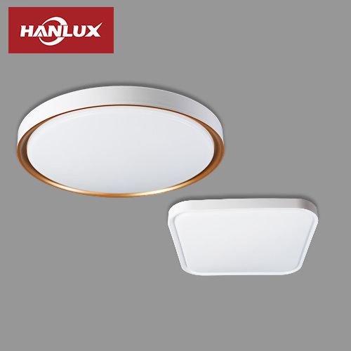 IP44 LED Ceiling Light Round/Square Plastic Cover 3CCT 15/18/24/36W Ceiling Light Easy Install for Indoor Use