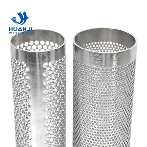 Tube filtrant perforé en acier inoxydable avec joint de verrouillage - Product Image 2