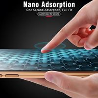 Coque d'adsorption magnétique en verre trempé avant + arrière pour iPhone X 8 Plus 7 XS Max