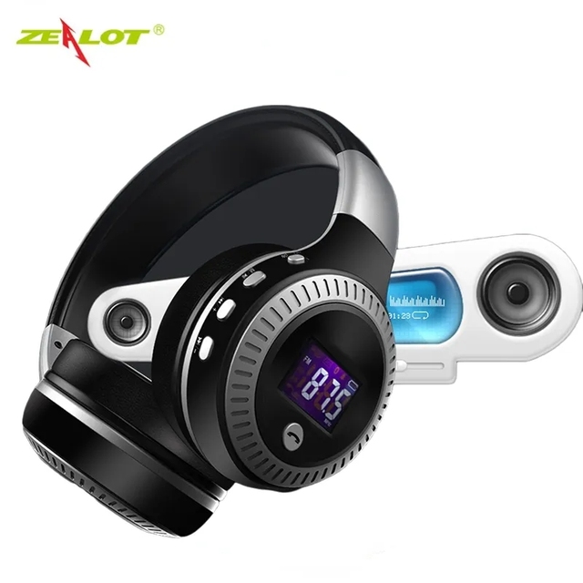 Blue Tooth Over-Ear Zealot B19 Wireless Headphones Fm Radio Headset Stereo Earphone With Microphone