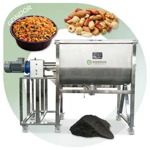 Image Best Quality Coal Charcoal Roller Agitator Electric Drum Dry 250l Mixer Pulper and for Food Powder
