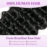 Extensions de cheveux vierges Remy 15A, ondulation profonde, double trame, à tisser, lot en vrac, 100% naturels non traités, toutes couleurs