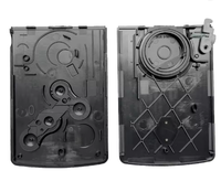 Coque de clé de voiture en ABS noir de haute qualité pour Clio IV/Captur/Megane