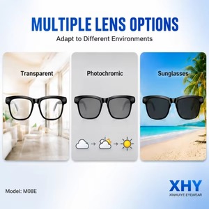 แว่นตาอัจฉริยะ M08E กล้อง HD 13MP พร้อมเซ็นเซอร์ AI แปลภาษา หน่วยความจำ 4GB ระบบตัดเสียงรบกวน ENC 5.4 เทคโนโลยีสวมใส่ได้ ความละเอียด 1080P 30fps ระบบสัมผัส - Product Image 6