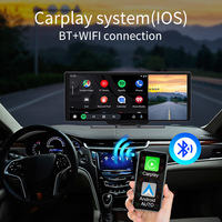Cámara para Auto de 11.4 Pulgadas, Versión Android 4G, 4+64G, 8 Núcleos, CarPlay Inalámbrico y Android Auto, Pantalla Dividida, Monitoreo Remoto, DVR para Auto