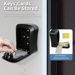 Caja de Seguridad Inteligente <span class=keywords><strong>para</strong></span> el Hogar ELECLOCKEY, Aplicación Tuya TTlock <span class=keywords><strong>para</strong></span> Almacenamiento en la Nube, Impermeable, Montaje en Pared Exterior, <span class=keywords><strong>para</strong></span> <span class=keywords><strong>Puertas</strong></span> de Madera - Product Image 2