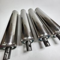 Ligne de convoyeur à rouleaux en acier inoxydable pour le transport de rouleaux non motorisés galvanisés avec composants de roulement à billes