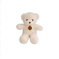 Ours en peluche personnalisés de haute qualité, mignons, marron/blanc, taille personnalisée, super doux, rembourrage en coton PP, oreilles mobiles, service OEM/ODM