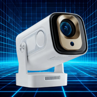 Projecteur Mini HY260 Pro 1080P avec Prise en Charge 4K, Android 14, Auto Focus, LCD 200 ANSI Lumens - Vente en Gros Usine