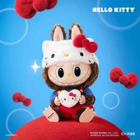 Auténtico POPMART Original, Personajes de Peluche de Vinilo de la Serie MONSTERS Hello Kitty (Patatas Fritas), Embalaje Original, Unisex