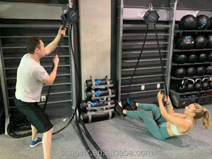 Entrenador de Suspensión Ajustable, Entrenamiento de Fuerza Central, 6 Niveles, Gimnasio en Casa, Resistencia Magnética, Control Fácil, Modelo de Cuerda Colgante para Ejercicio - Product Image 2