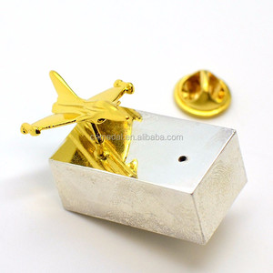 OEM artifgifts personalizzato 3D Pin distintivo in metallo aereo e spilla in elicottero con Angel & Cross Fashion temi - Product Image 3