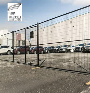 Panneau de clôture temporaire en acier bleu résistant avec treillis soudé pour la construction - Product Image 3