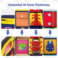 Cadeaux pour garçons et filles de 1, 2, 3 et 4 ans, jouets sensoriels pour tout-petits de 1 à 3 ans, jouet éducatif de voyage pour l'autisme, jouet Montessori Busy Board