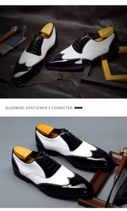 Chaussures Oxford formelles en cuir de vache de style italien, fabriquées à la main, de bonne qualité, prix d'usine de gros 2025, imperméables et respirantes - Product Image 6