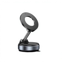Soporte Universal Giratorio para Teléfono con Ventosa Metálica, de Aleación de Zinc, con Adsorción Magnética, Portátil para Gimnasio, Auto, Pared, Vidrio