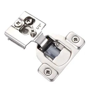 YABELY 304/Iron material American type soft close clip on furniture hinge face frame overlay hinges
