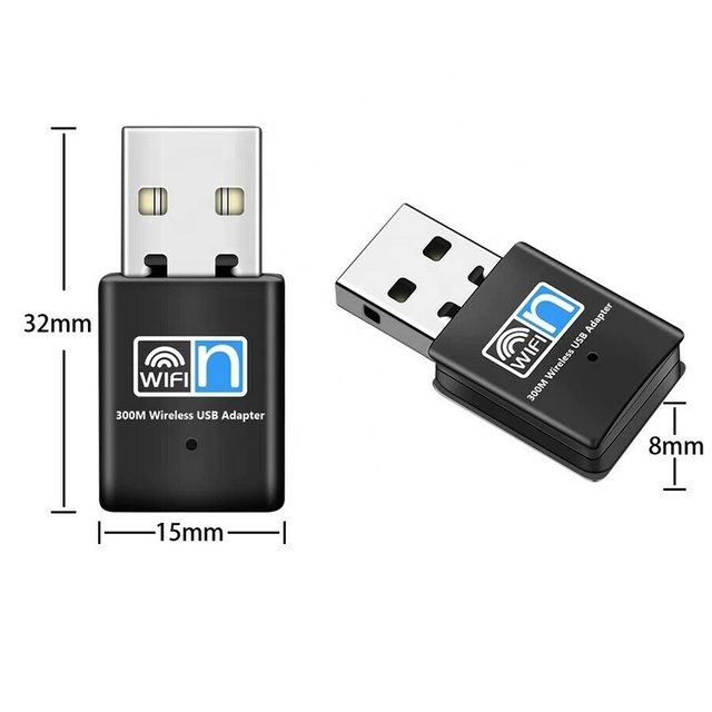 CE ROHS Realtek 8192EU 300Mbps Wireless Usb Adapter Wifi Dongle for Printer Android Tv Box Wireless Network Cards