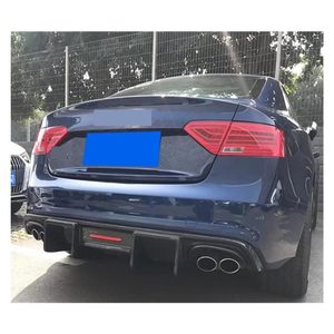 Kit Carrozzeria in Fibra di Carbonio con Labbro Anteriore, Diffusore Posteriore, Spoiler, Minigonne Laterali e Alette Canard per <span class=keywords><strong>Audi</strong></span> <span class=keywords><strong>A5</strong></span> S5 Berlina 2012 2013 2014 2015 2016 - Product Image 6