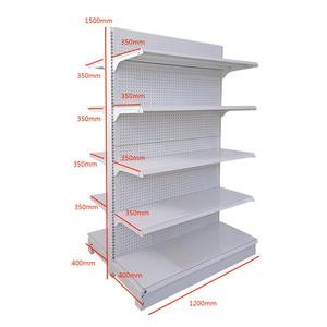 <span class=keywords><strong>China</strong></span> Gondola Mart Racks Supermercado Estantes de doble cara Tienda Estanterías Unidades - Product Image 1