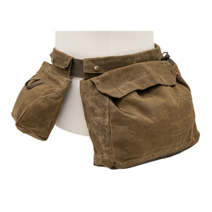 Sac banane tactique de chasse en toile cirée imperméable pour extérieur, ceinture réglable, unisexe, capacité inférieure à 21L - Product Image 1