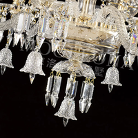Lustre en cristal luxueux sur mesure VH, fabriqué en usine pour hall d'hôtel, salle de banquet de mariage, décoration intérieure, hauteur réglable