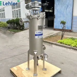 industrial chemical Ink coating honey paint filtration Scraper Type Automatic self cleaning filter housing machine