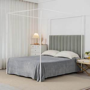 มุ้งกันยุง<span class=keywords><strong>แบบ</strong></span><span class=keywords><strong>หนา</strong></span>แบบเก่าประตูเตียงคู่สำหรับบ้าน - Product Image 4