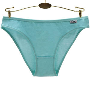 Mutande da <span class=keywords><strong>donna</strong></span> a buon mercato da <span class=keywords><strong>donna</strong></span> pantaloni a vita bassa in <span class=keywords><strong>cotone</strong></span> morbido a modello solido per tutti i giorni tipo Bikini a maglia - Product Image 5