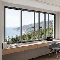 Ventanas Corredizas de Aluminio para Cocina Moderna, Resistentes a Impactos y Huracanes, con Aislamiento Térmico, Certificación NFRC