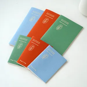 دفتر ملاحظات ورقي مطبوع من المصنع بشعار مخصص بغطاء ناعم لوازم القرطاسية مذكرات صغيرة لطيفة محمولة